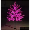 Garden Decorations 1.8M/6Ft Blue Led Cherry Blossom Tree Outdoor Pathway Holiday Christmas Year Light Wedding Decor Drop Delivery Ho Ot6By