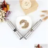 Herb Spice Gereedschap Handmatig RVS Duimdruk Zout Pepersaus Molen Molen Mler Stick Keuken Bbq Accessoires Drop Delivery Dhp9Y