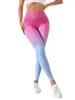 Women's Pants Leggings Scrunch BuLifting Gradient Seamless Legging Workout Gym High Waisted Booty Lift Tights