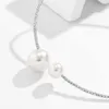 Naszyjniki wiszące luksus elegancki naszyjnik Choker Kobiet Bride Pearl Bead Ball Ball Wisij Jewelry Akcesoria R230728