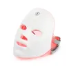 Ansiktsmassager laddningsbar LED -mask 7 Färger LED Pon Therapy Beauty Mask Skin Rejuvenation Home Face Lyftande blekande skönhetsenhet 230829