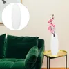 Piatti Vasi di plastica Composizione floreale Fiori artificiali Decor Mazzi freschi Per la casa Bianco essiccato