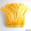 Party Decoration Wholesale 10 Yards 10-12 Inch Width Rooster Tail Feather Trim Coque Trimming For Crafts Dress Skirt Costumes Plumes Ot3Zk