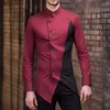 T-shirts pour hommes Mode Printemps et Été Casual Manches longues Revers Chemise rayée Hommes Hommes Active Couverture en coton