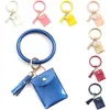 2021 New Soft Leather Coin Purse Keychain Mini Women Card Holder Card Holders Wallet Case Porte Clef Key Ring Chain Riverdale ZZ