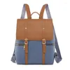 School Bags Women Shoulders Backpack Casual Commuting Large Capacity Travel Oxford Waterproof For College Students