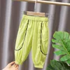 Broek 2023 Zomer kinderen ijs zijde Anti muggen Broek jongens knickers meisjes casual broek losse sport 230830