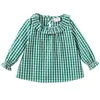 Barnskjorta Summer Spring Baby Girls Blus Bomull