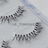 FALSE EYGRASS NYA 3PAIRS Mink Lashes 3D Mink Eyelashes Invisible Band Natural Black Mink False Eyelash Full Strip Cilios Posticos återanvändbar x0830