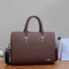 Teczka na branżową skórę dla mężczyzn dla męża Bag Man 14 „15” Laptop Torby torebki o dużej pojemności męskiej torebki 230829