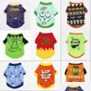 Vêtements pour chiens Halloween Chiens Chemise Chiot Animaux T-shirt Costume Fantôme Tenues Mignon Citrouille Chiot Vêtements Pour Petits Chiens Chats Pet Drop Del Dh1Ah