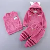 Clothing Sets born Baby Boys Clothes Autumn Girls HoodiePant Outfit Kids Costume Suit Infant For Warm 230830