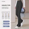 Aktywne spodnie Flare Legginsy Joga Kobiety Wysoka talia oddychająca szeroka gimnastyka gimnastyka sport