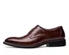 Elbise Ayakkabı 2023 Düz Klasik Erkekler Orijinal Deri Kanat Çamlağı Oyma İtalyan Resmi Oxford Ayakkabı Plus Boyut 38-48 Kış için