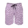 Herenshorts Dalmatische vlekken Printplaat Zomer Witte stippen Sport Surf Strand Man Comfortabel Casual patroon Trunks