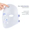 Face Massager 7-Color LED Pon Therapy Rechargeable Mask for Skin Rejuvenation Face Lifting Whitening - Home Beauty Device 230829