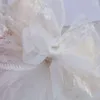 Başlıklar Çocuk Saç Aksesuarları Çiçek Kız Düğün Headdress Üst Kip Dantel Yay Florets