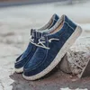 Sukienka buty Summer Men Buty płócienne Espadrille Oddychające buty swobodne Mężczyzny Mokasyna wygodne ultralight leniwe buty łodzi duże rozmiar 39-48 l0830