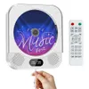 Lecteur CD de bureau mural petite musique avec cache-poussière Walkman télécommande infrarouge compatible Bluetooth prend en charge la radio FM disque U 230829