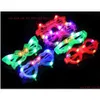 Led Rave Toy Light Up Glasses Kids Flash Butterfly Star Heart Shapes Shutter Shade Color Change Concert Birthday Holiday Christmas Hal Dhy6P