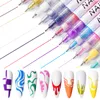 Nail Polish 1 Set Art Drawing Pen Graffiti Painting Waterproof Draw Liner DIY 3D Abstract Line Beauty Tool Manicure 230829