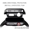 Titta på Cover +Tempered Glass Screen Films For Apple Case 44mm 40mm 41mm 42mm 38mm 49mm Ultra Bumper +Screen Protector för IWATCH SE 8 7 6 5 4 3 2 Med detaljhandelsförpackning