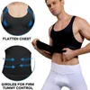 Waist Tummy Shaper Mens Compression Shirts Slimming Body Shaper Vest Workout Tank Top Tummy Control Shapewear Abs Abdomen Corset Undershirt 230829