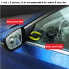 New 2pcs Car Rainproof Film Anti Fog Car Sticker Car Rearview Mirror Window Clear Film Rain Proof Waterproof Transparent Sticker