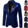 Mens Suits Blazers Men Blazer Banquet Wedding Party Bar Night Club Suit Coats Bright Paisley Fashion 230829