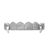 Grillz dentystyczne grille diamentowe szelki wampirów zęby hip hop osobowość mężczyźni kobiety biżuteria upuszcza biżuteria do ciała