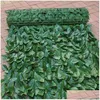 Décorations de jardin Plantes artificielles Clôture Décor Cour pour la maison Mur Landsca Fond vert Feuille Branche Net Drop Livraison Patio Pelouse Otheo