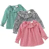 Barnskjorta Summer Spring Baby Girls Blus Bomull