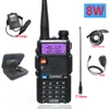 Walkie Talkie Baofeng UV 5R True 8W Radio CB portatile Ham Dual Band VHF UHF FM Ricetrasmettitore Radio da caccia bidirezionale UV82 UV9R Plus 230830