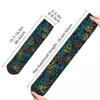 Herensokken Happy RPG Dice Teal Cluster Retro Harajuku Street Style Nieuwigheid Patroon Crew Crazy Sock Gift Gedrukt