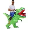 Kostium motywu T-Rex dinozaur Cosplay nadmuchite kostiumy garnitury maskotka zabawna impreza Anime Boże Narodzenie Halloween sukienka dla dorosłych dzieci 230830