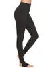 Leggings Femmes Couleur Pure Noir Mode Haute Taille Yoga Pantalon Sexy Femmes Slim Dames Streetwear Push Up Sport Running Leggins