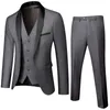 Mens Suits Blazers Men Wedding Suit Prom Dress JacketPantsVest Set Slim Fit Tuxedo Male Blazer Customized British Style Groom Clothing 230829