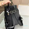 Borse da scuola in nylon alla moda 2023 per ragazze adolescenti Borsa da viaggio di design da uomo Zaino di lusso da donna Borsa nera Zaino grande unisex