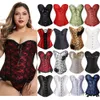 Taille Tummy Shaper Sexy Femmes Steampunk Vêtements Gothique Plus Taille Corsets À Lacets Désossé Overbust Bustier Taille Cincher Body Shaper Corselet S-6XL 230830