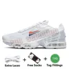 Big Size 12 Mulheres Mens TN Plus 3 Running Shoes Tuned III Spider-Verse Unity Malha Branco Preto Aqua Volt Multi Laser Azul TNS Treinadores Tn3 Platform Runner Sports Sneakers