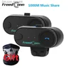 FreedConn TCOM VB Casco de motocicleta Intercomunicador Bluetooth 5.0 Auriculares Auriculares FM Moto Interfono Casco Comunicador Altavoz Regalo Q230830