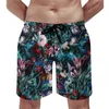 Shorts pour hommes Motif floral Conseil Summer Night Garden Vintage Mignon Plage Mâles Courir Rapide Séchage Personnalisé Maillot De Bain