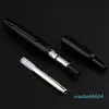 Fountain Pens Smoothly Brand A1 Retro Matte Black Retractable Fountain Pen 0.4mm Fine Nib Press Ink Pens for Writing Stationery