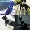 Dog Collars Leashes Reflective Nylon Pet Dog Harness Dog Padded Vest Adjustable Chest Strap Safety Lead All Weathers For large medium small Dogs 230829