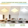 Chandeliers Modern Led Ceiling Light Square Lamp Indoor Lighting Fixtures White Kitchen Home Decoration 24/36/48w