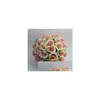 Dekorative Blumen Kränze Beautif Kissing Ball Pomander mit Blättern 12 Dia für Hochzeitszimmer Garten Dekoration Supplies Drop Deliver Otmtr