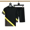 Letnie wysokiej jakości designerskie designerskie zestawy dresów jogger bluzy sportowe sportowe garnitury mężczyźni kobiety Kobiety z krótkim rękawem garnitury pullo214d