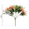 Decoratieve bloemen Hortensia nepplant Pograph Prop Kunstmatige pioenbloem UV-bestendig Waterdicht Lange steel Tafelmiddenstuk