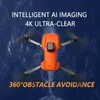 Drone GPS con fotocamera 4K: perfetto per adulti principianti, video live FPV WiFi 5G, tempo di volo lungo, fotocamere HD, ritorno automatico Seguimi!