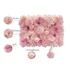 Ghirlande di fiori decorativi 40X60 cm Pannelli murali artificiali Rosa di seta Decorazioni per feste fai da te Fondali Pografia Baby Shower Parrucchiere Backgr Dhryq